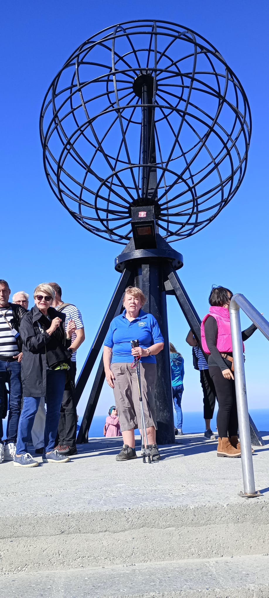 Anne at North Cape